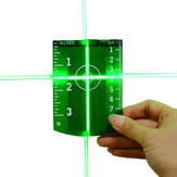 Placa de alvo a laser vermelho verde para nível a laser vermelho verde