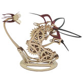 Деревянная 3D-головоломка 'Колибри' своими руками. Игрушка-ремесло в виде животных для раннего обучения и антистресса. Подарок для детей и взрослых