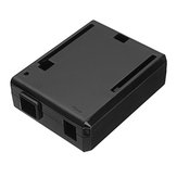 Caixa protetora de plástico ABS preta para placa UNO R3, compatível com proteção de curto-circuito USB e kit DIY