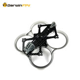 DarwinFPV CineApe 25 Frame 112mm Wheelbase Inverted 2.5 Inch Cinematic Whoop Frame Kit / Replace Bottom Plate Upper Plate for RC Drone FPV Racing