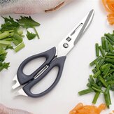 Huohou 30Cr13 Edelstahl-Küchenschere Anti-Rutsch-Werkzeugset Frucht- und Fleischschere Baumschere