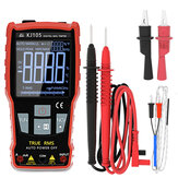 Multímetro digital KJ105 de 6000 cuentas CA CC Voltaje Pantalla LCD Medidor profesional de medida con cables de prueba