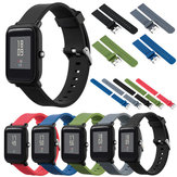 Mijobs Color Silikon Ersatzarmband für Xiaomi Amazfit Bip BIT PACE Lite Youth Smart Watch Nicht original