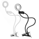 LED Beauty Light Stand 10 LED Lights Free Adjustable Stand Clip-on Streaming Light Replenishing Support Home Office Illuminating Equipment