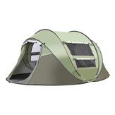PRee® Tenda da campeggio per 5-8 persone Configurazione automatica 3 in 1 Impermeabile Resistente ai raggi UV Grande tenda Ripari solari per campeggio all'aperto e viaggi in famiglia