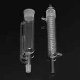 Conjunto de 2 peças de Extrator Soxhlet de Vidro de 500 mL com Condensador em Espiral e Junta de Vidro para Laboratório