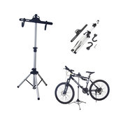 oporte de reparación y mantenimiento de bicicletas plegable, ajustable y con soporte para herramientas de reparación para ciclismo.