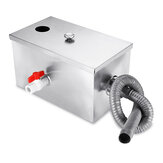 8LB 5GPM Gallons Per Minute Grease Trap Stainless Steel Interceptor Thickened