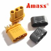 Amass MR30 Connector Plug With Sheath Female & Male 1 Pair