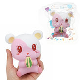 Hamster Squishy 12*11CM Slow Rising Met Verpakking Collectie Cadeau Zacht Speelgoed