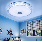 Lampada a soffitto moderna a LED da 48W con effetto stellato, bluetooth e controllo tramite APP musicale. Luce per la camera da letto con controllo tramite APP. Interna. AC110-240V / 185-240V.