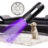 BIKIGHT U01 9x LED lila fényű multifunkciós UV LED zseblámpa fluoreszcens érzékelő toll AAA