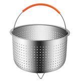 8 Qt Stainless Steel Silicone Handle Steamer Basket For Instant Pot Accessories