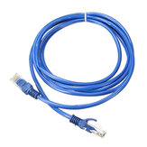 2 m kék Cat5 65FT RJ45 Ethernet kábel Cat5e Cat5 RJ45 internetes hálózati kábel csatlakozóhoz