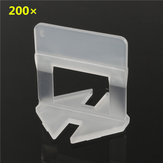 200 Adet 1mm Beyaz Seramik Fayans Erişilebilirlik Aralığı Plastik Klips