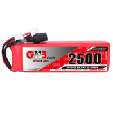 Bateria Lipo Gaoneng GNB 7,4V 2500mAh 5C 2S com conector XT60 para o transmissor Frsky Taranis X9D Plus