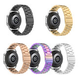 Bakeey 20/22mm largura universal relógio de aço inoxidável Banda substituição da pulseira para Samsung Galaxy watch3 41mm r840/45mm r850 aço