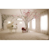 5x3ft 1.5x1m intérieure arbre de piano photo paysages photographie de toile de fond pour le studio