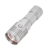 Προβολέας με LED κεφαλής HaikeLite SC02 II MTG2 2000 lumens, προσαρτημένος σε ανοξείδωτο ατσάλι, φορτίζεται με USB 26650