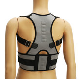 スポーツ用調整可能な背中サポート、姿勢補正器、肩と腰の保護、痛みの緩和。