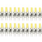 20X Dimmable DC/AC12V G4 2W Pure White COB LED Bulb Chandelier Light Replace Halogen Lamps