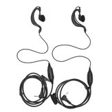 2 szt. G kształt klip ucho słuchawki słuchawki dla motorola talkabout radio walkie 2,5 mm