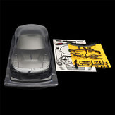 1/10 Boyanmamış Temizle PVC RC Araba Vücut Kabuk Mazda RX7 Tamiya YOKOMO HPI Şasi için 260mm Dingil