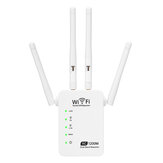 Penguat Repeater WiFi 1200Mbps 5G/2.4ghz Router Extender Booster Repeater WiFi Range Extender Sinyal Rumah Kantor