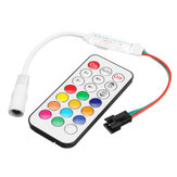 21 Keys LED Mini Dream Color IR Controller for WS2812 WS2812B WS2811 Strip Light DC5-24V