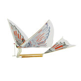 18,5 inch Rubberen Bandkrachtvogels Montageklappende Vleugelvlucht DIY Model Luchtvaartuig Vliegtuigspeelgoed