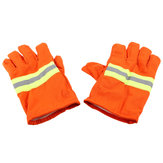 Ochronne rękawice przeciwpożarowe Odpowiednie na wysokie temperatury i wodoodporne Ogniotrwałe Antypoślizgowe Rękawice przeciwpożarowe do gaszenia pożarów