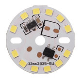 Regulável 5W 32 milímetros SMD 2835 alumínio LED PCB AC220V lâmpada painel de chip talão