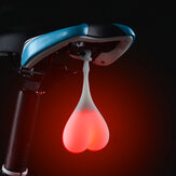 Lampa rowerowa na wieczorne przejażdżki rowerowe kreatywna lampa rowerowa MTB z motywem serca