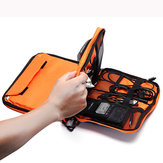 Casual Multifunctional Canvas Multi Pocket Ipad Store Bag Phone Bag Storage Bag