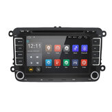 7 hüvelykes, 2 DIN-es Android Car Stereo DVD rádiólejátszó Quad Core 1G+16G érintőképernyő GPS Wifi bluetooth a VW Passat Golf Jetta Seat Skoda számára