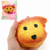 YunXin Squishy Dog Puppy Face Bread 15cm Slow Rising With Packaging Collection Gift Decor Soft Toy