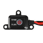 Interrupteur d'alimentation numérique SKYRC LIPO NIMH avec commande MCU et indicateur LED pour voitures de course RC à l'échelle 1/10 1/8