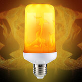 E27 4 Tryby SMD2835 LED Efekt Płomienia Migająca Emulacja Ognia Żarówka Dekoracyjna Lampka AC85-265V