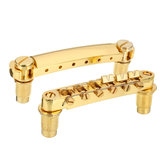 Gold Tune-O-Matic Bridge Tailpiece for Gibson Les Paul Guitar Replacement