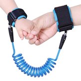 Harnais de sécurité pour enfant en acier inoxydable PU Contraction Toddler Safety Child Safty Wrist Link Anti Lost Child Belt