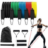 KALOAD 11 Adet / Set 150lbs Direnç Bantları Lateks Egzersiz Çekme Rope Genişletici Ev Gym Eğitim Fitnes Ekipman
