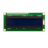 Módulo de Display LCD de Caracteres 1602 com Retroiluminação Azul - Conjunto com 3 peças