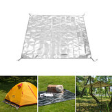 Naturehike 125/160/180x200cm Multifunkciós piknikszőnyeg 3 rétegű vízálló alumínium fólia szőnyeg napellenzővel