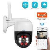 KERUI 1080P 3MP 2MP Tuya Akıllı PTZ WiFi IP Kablosuz Kamera 4X Yakınlaştırmalı Dome Kamera Açık Ev Güvenlik CCTV Video Gözetimi