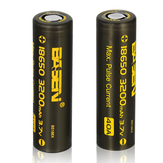 2 stücke 18650 Becken Batterie lithium-ionen-akku cvell 3,7 V 3100 mAh / 40A/50A 3200 mAh / 40A 3500 mAh / 30A höhere kapazität 18mm * 65mm
