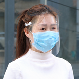 Máscara protectora antivaho HD transparente para niños y adultos con protector facial completo