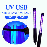Mobile UV-Desinfektionslampe mit USB-Ladung Tragbarer Desinfektionsstab UV-Masken-Keimlampe Stabsterilisator-Milbenlichtlampe