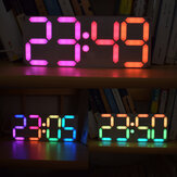 Geekcreit®ラージサイズレインボーカラーデジタルチューブDS3231時計DIYキット
