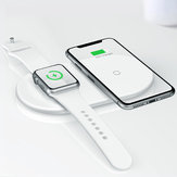 Baseus 2 in 1 10W Qi Wireless Charger For Apple Watch 4 3 2 1 for iPhone X XR Xs Max Fast Wireless Charger Pad