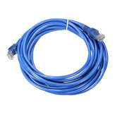Connecteur de câble réseau lan internet RJ45 Câble ethernet pour cat5e cat5 RJ45 5m bleu cat5 65ft